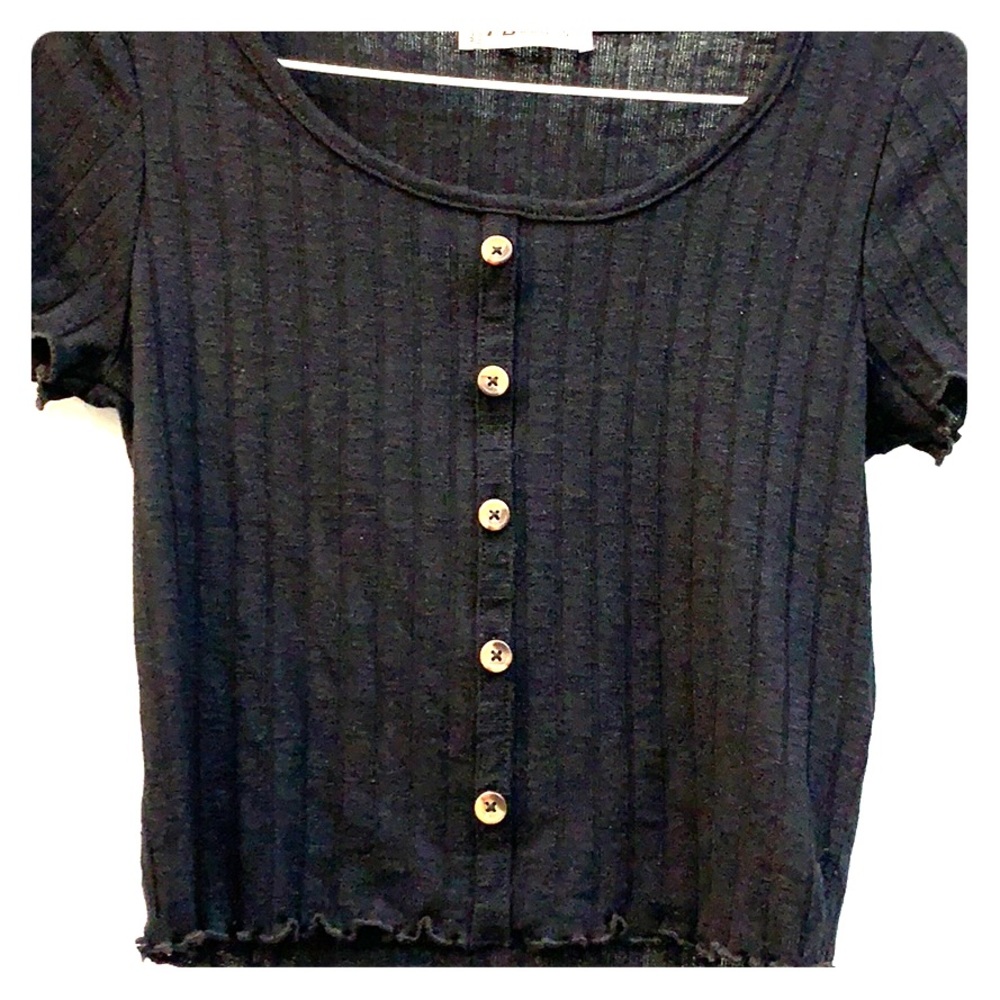 Black crop top women’s small